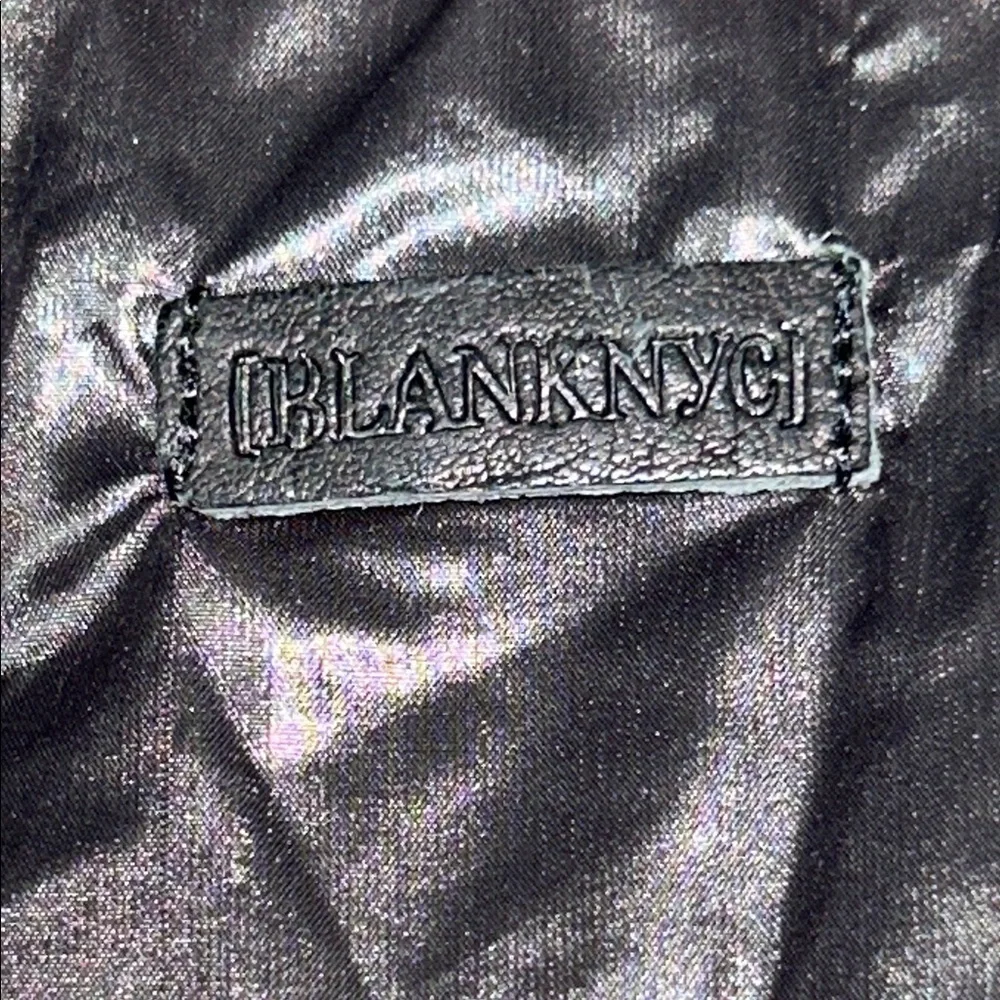 Blank NYC Shiny Black Utility Jacket - Picture 11 of 13